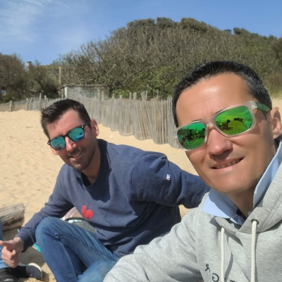 2 coureurs au grand COEUR!