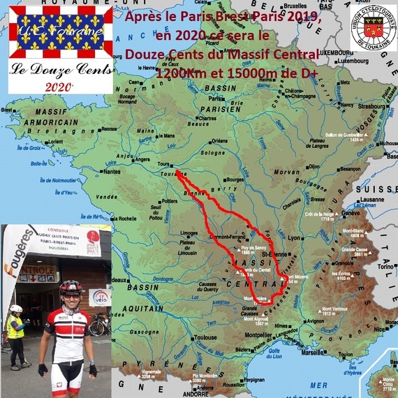 En vélo pour Mécénat : LE 1200Km du Massif Central