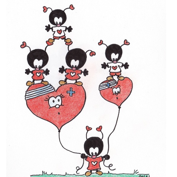 En coeur un km!