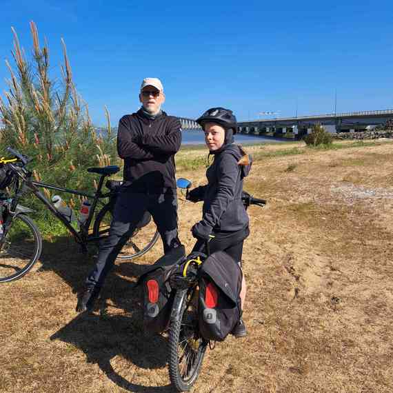Gabin 11 ans &amp; Michel / Paris - Londres à vélo / 650 € pour 650 km