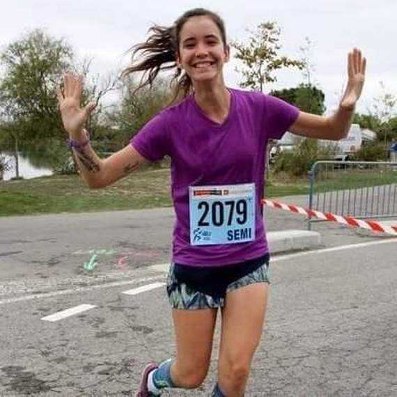 Barbara et Mécénat chirurgie cardiaque au marathon de Toulouse